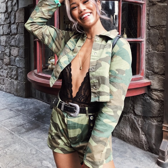 camo short jacket